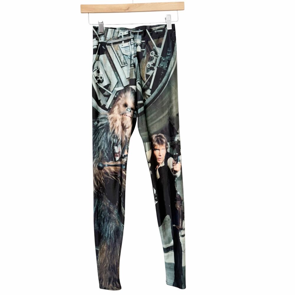 Blackmilk Star Wars Chewbacca and Han Solo Leggings Sz S